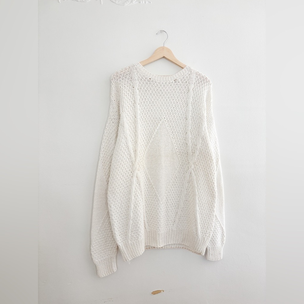 Vintage Liz Claiborne Hand Knit Sweater - Picture 3 of 3